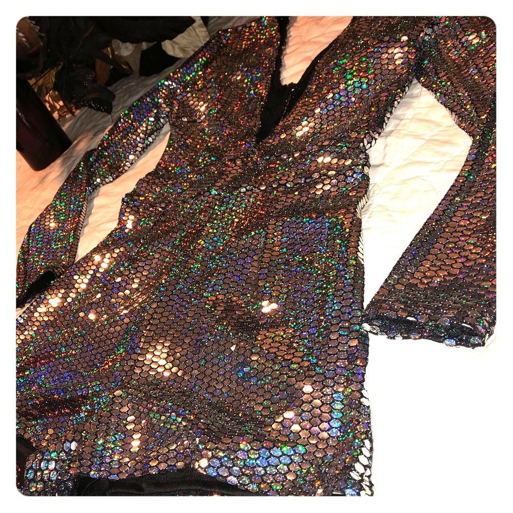 Disco shorts jumpsuit